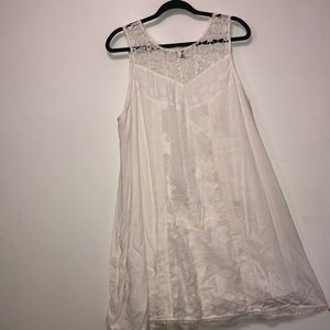 White Floral Dress
